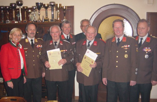 BGM Sonja Ottenbacher, AFK Franz Fritzenwanger, Mayrhofer Ferdinand, Franz Egger, Vizebgm Johann Rattensberger, Stöckl Martin, OFK Walter Kristandl, Mayrhofer Ernst